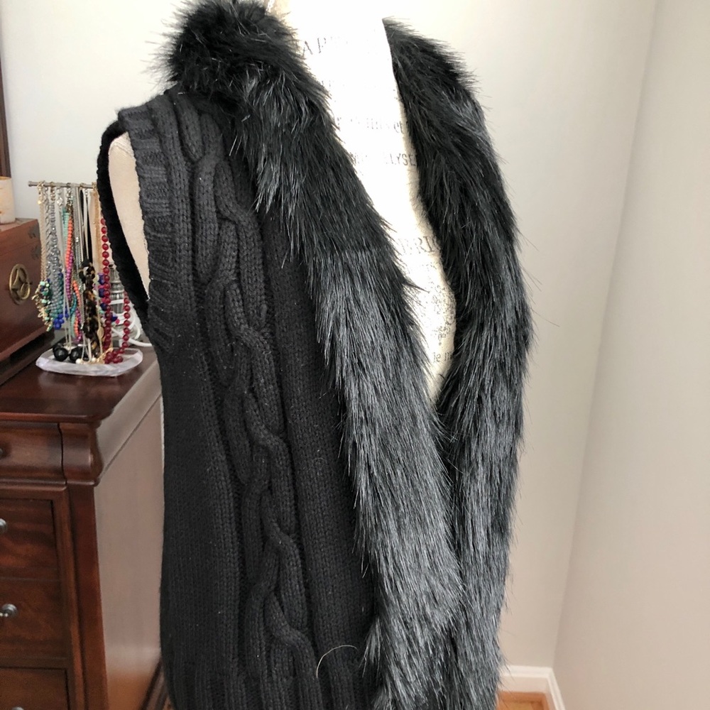 Faux Fur Lined Vest